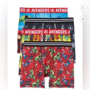 78. Avengers Boys Boxer Briefs Underwear, 4-Pack